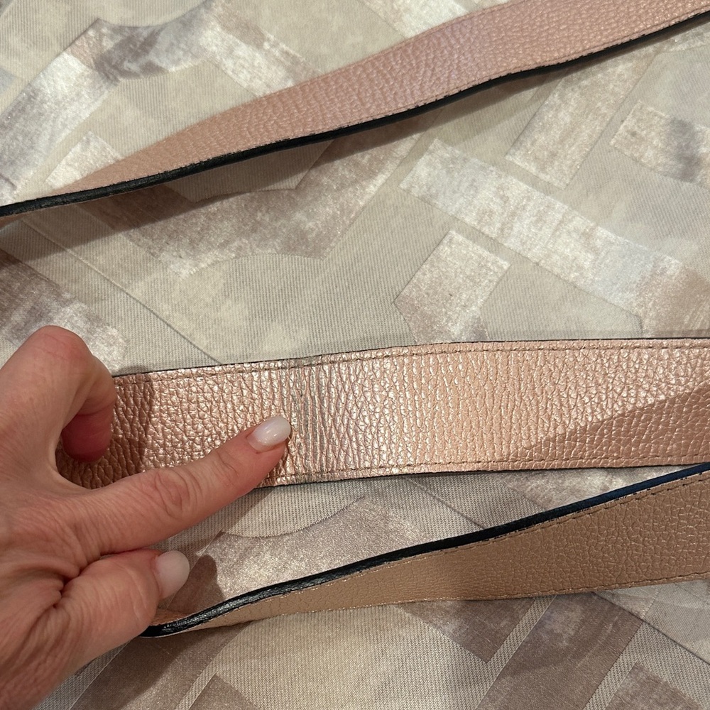 Valentino Mia Rock Learher Crossbody Bag Rose/Blush - Picture 8 of 9
